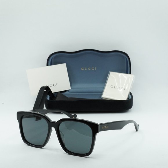 💯 NEW GUCCI GG0965SA 001 BLACK GREY SUNGLASSES - Picture 11 of 11
